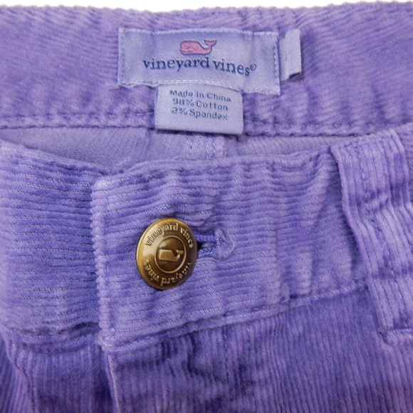 Vineyard Vines Corduroy Pants Purple Size 4 - Picture 3 of 8